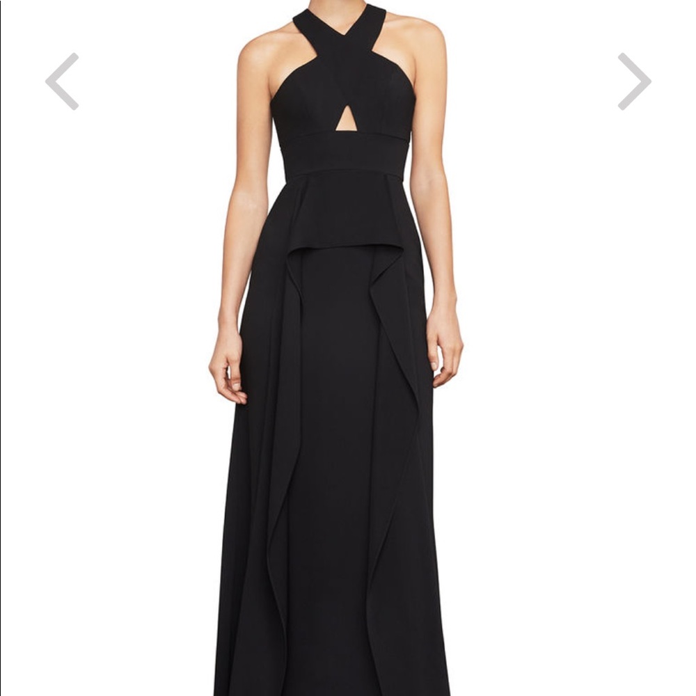 Bryleigh Crisscross Halter Gown - Picture 2 of 4